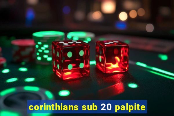 corinthians sub 20 palpite